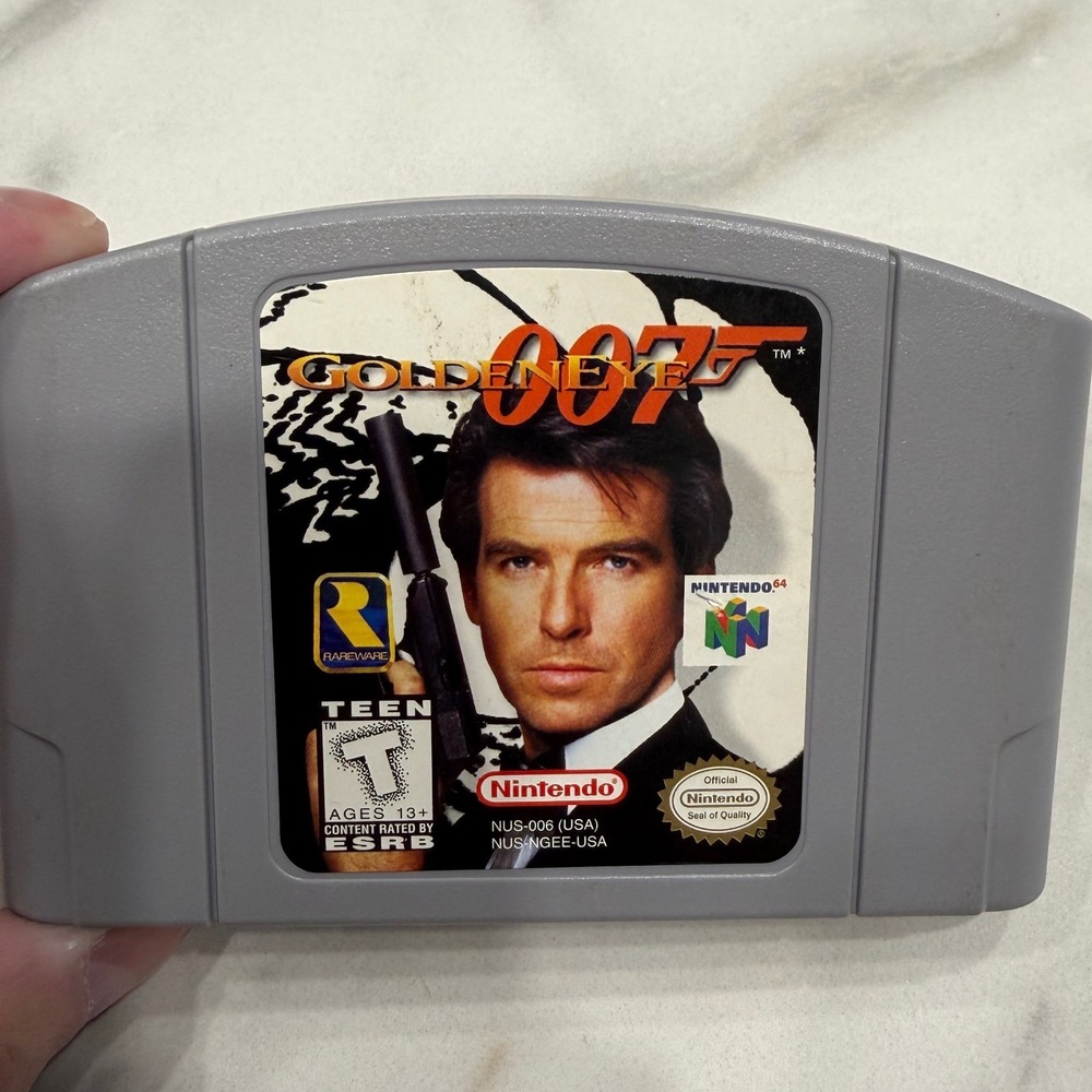 Nintendo GoldenEye 007 Excellent Authentic N64 FPS Game Cartridge NUS-006